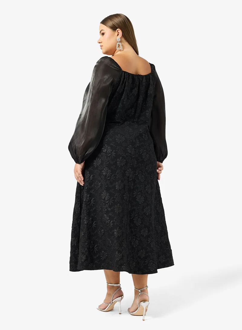 Ella Plus A-line Lace Dress